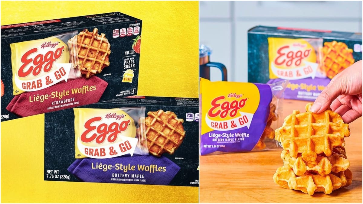 Eggo Grab & Go Kellogg's releases first ever toasterfree waffles