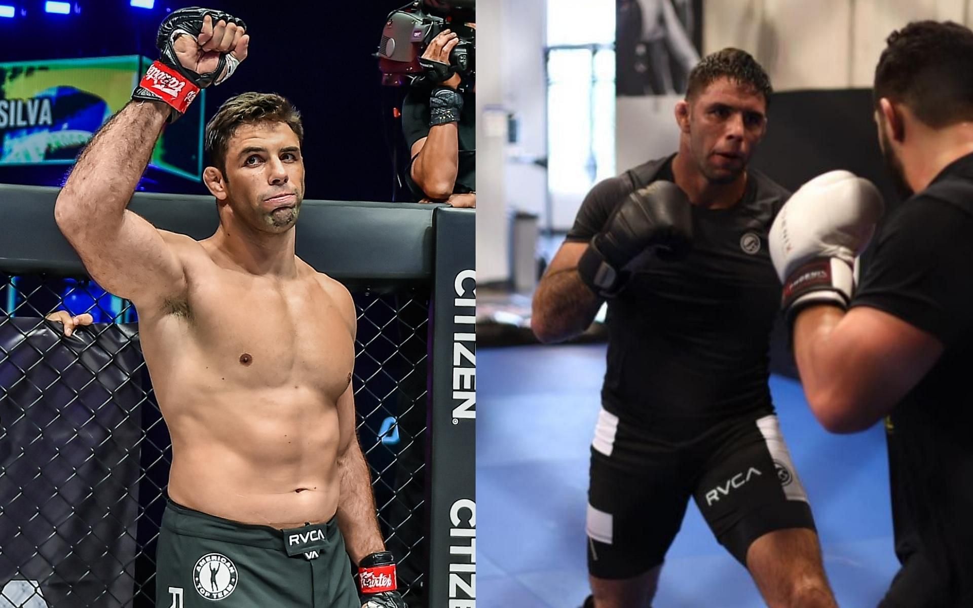 Marcus &#039;Buchecha&#039; Almeida has been developing his striking game recently. (Images courtesy: ONE Championship, @marcusbuchecha on Instagram)