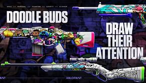 Valorant Doodle Buds bundle: Weapon skins, players cards, and more announced