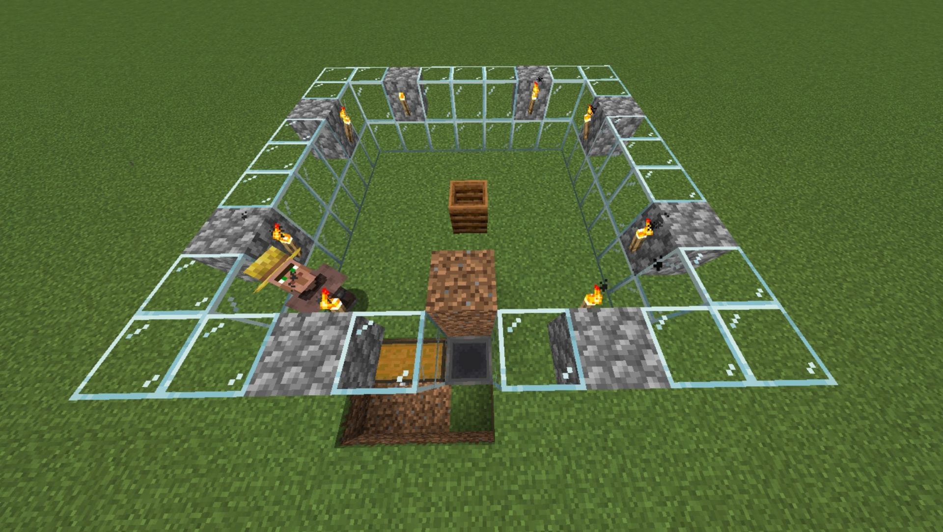 Light sources will assist with continuous crop growth (Image via Mojang)