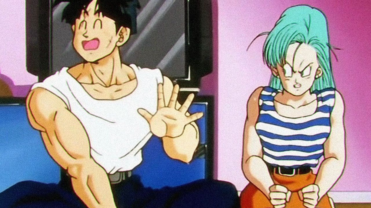 Bulma and Yamcha as seen in one of the series&#039; animes (Image via Toei Animation)