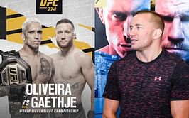 "I wouldn't bet on that fight man" - Georges St-Pierre breaks down Charles Oliveira vs. Justin Gaethje