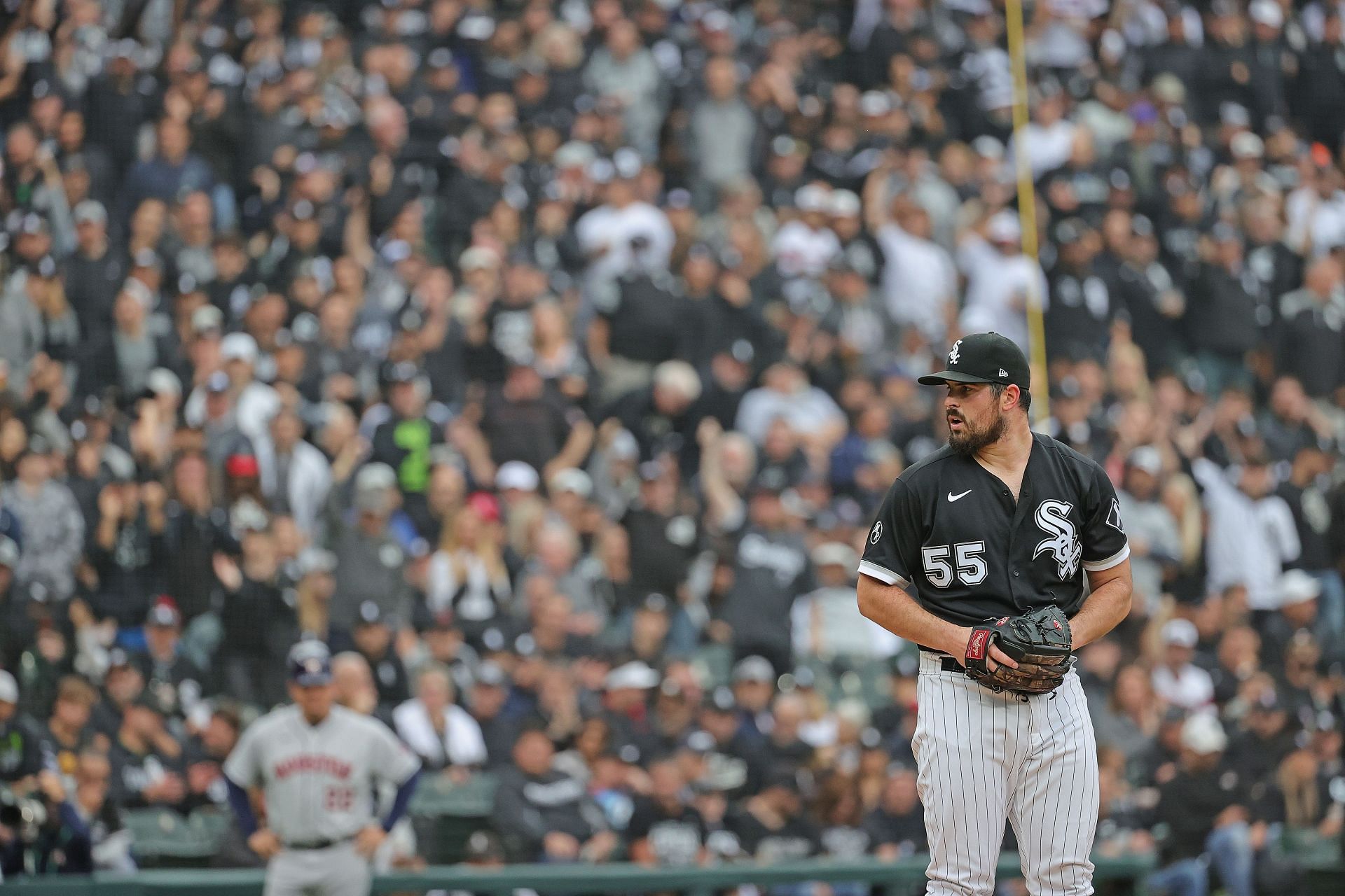 Carlos Rodon looks like a big cat ready to pounce