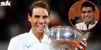 "Rafa is one of the best players of history in tennis and now, I'm a young man too that is living his dream" - Carlos Alcaraz on being compared to Rafael Nadal