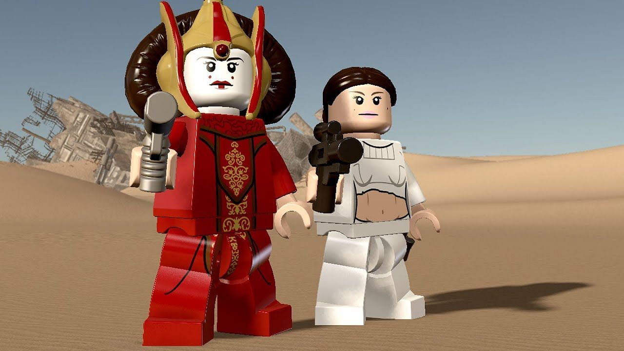 Taber performs the role of Padme in Lego Star Wars: The Skywalker Saga (Image via Throneful/YouTube)