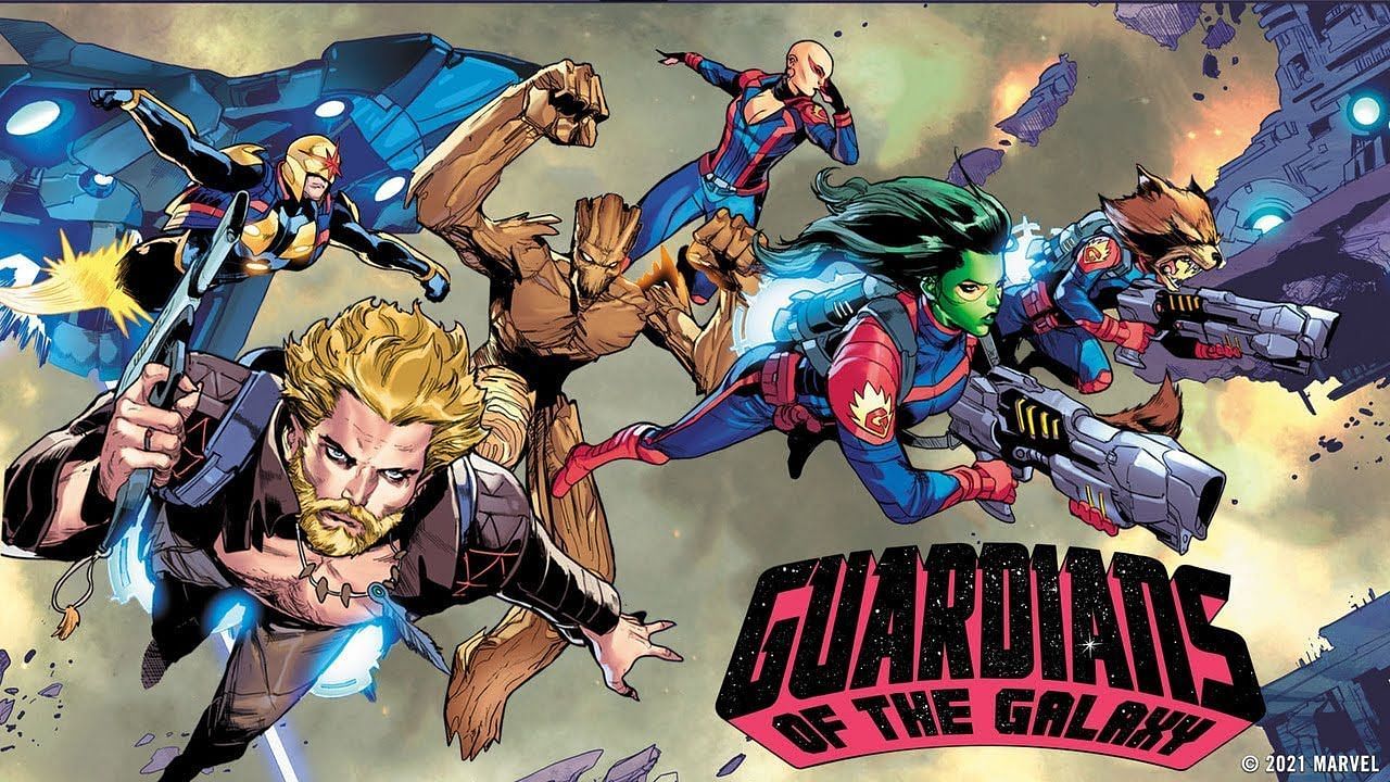 The Guardians of the Galaxy as seen in the Marvel comics (Image via Marvel Entertainment)