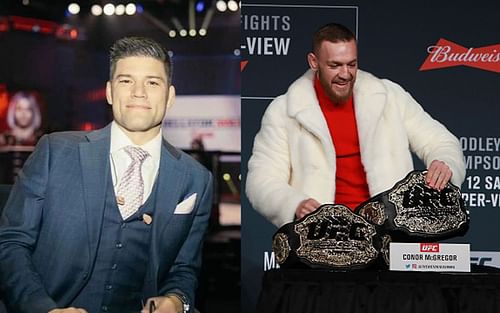 Josh Thomson (left); Conor McGregor (right)