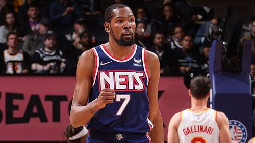 NBA superstar Kevin Durant with the Brooklyn Nets