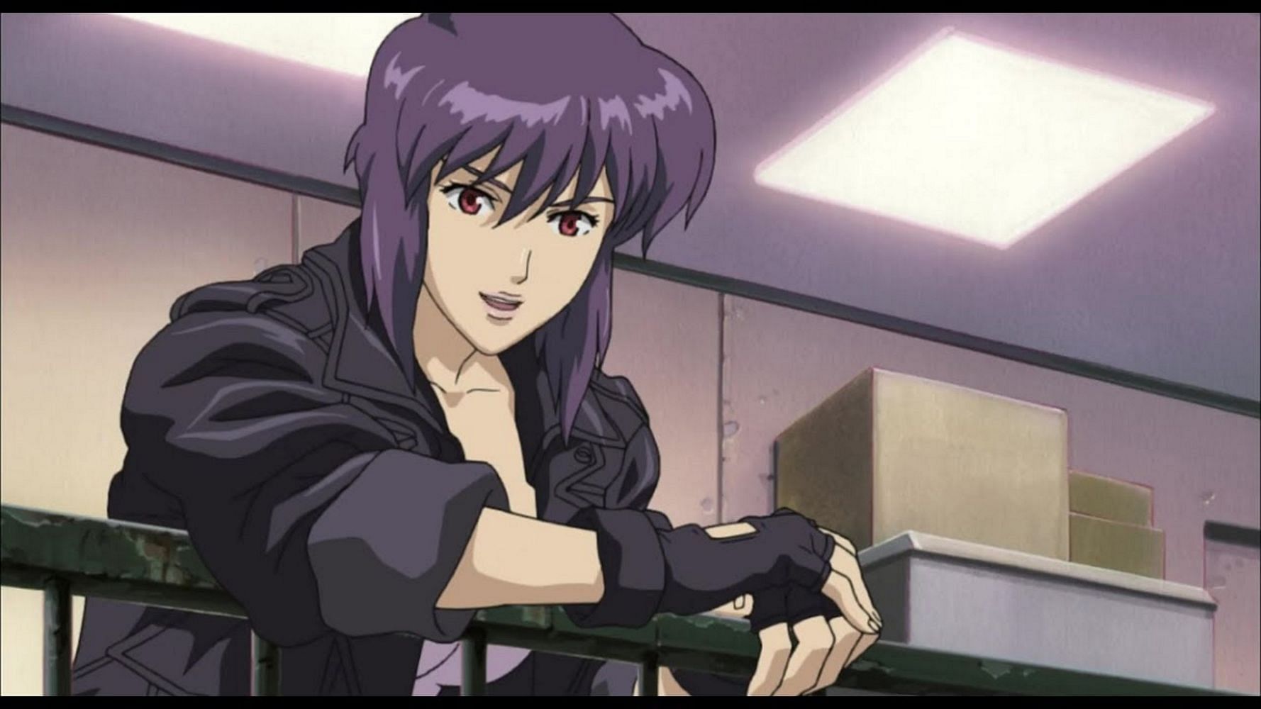 Major Mokoto Kusanagi is an awesome female protagonist (Image via Production I.G.)