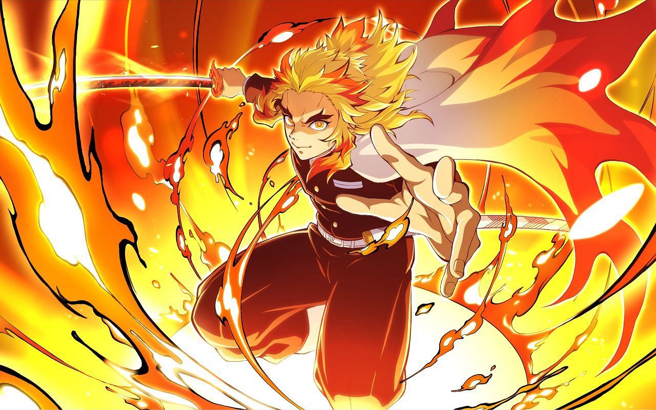 Demon Slayer Kyojuro Rengoku (Image via Ufotable)