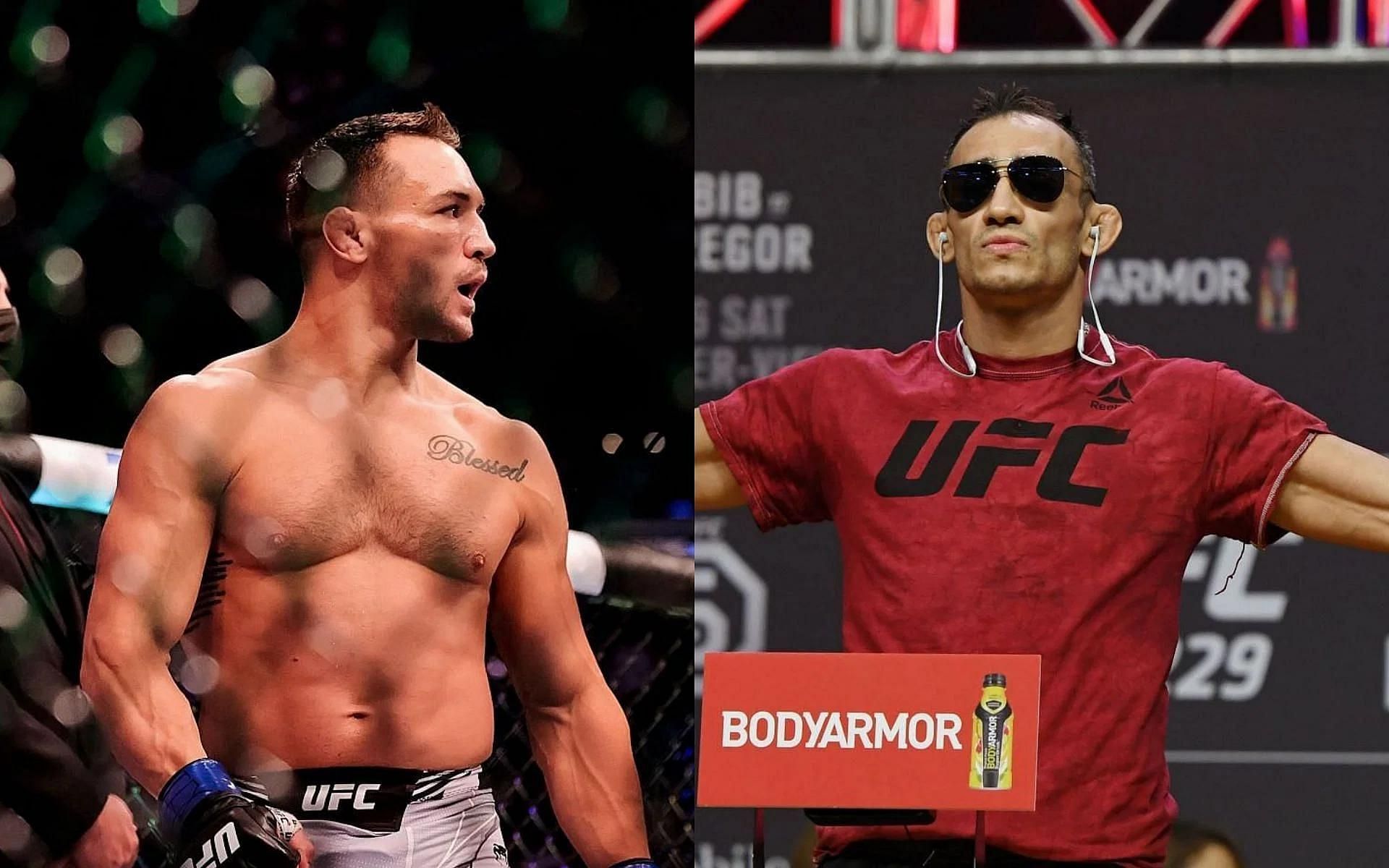 Michael Chandler (left) and Tony Ferguson (right)