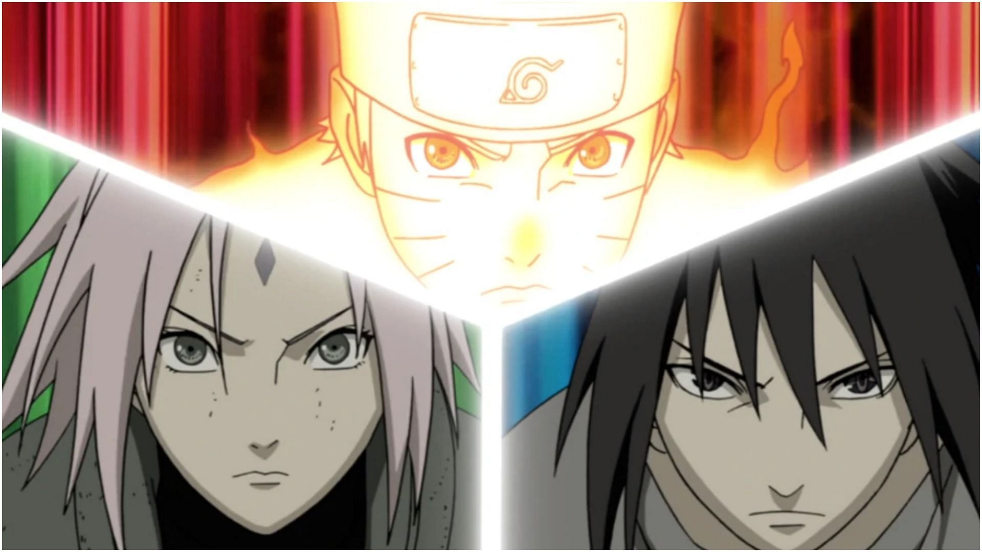 Sakura, Naruto, and Sasuke (Image via Studio Pierrot)