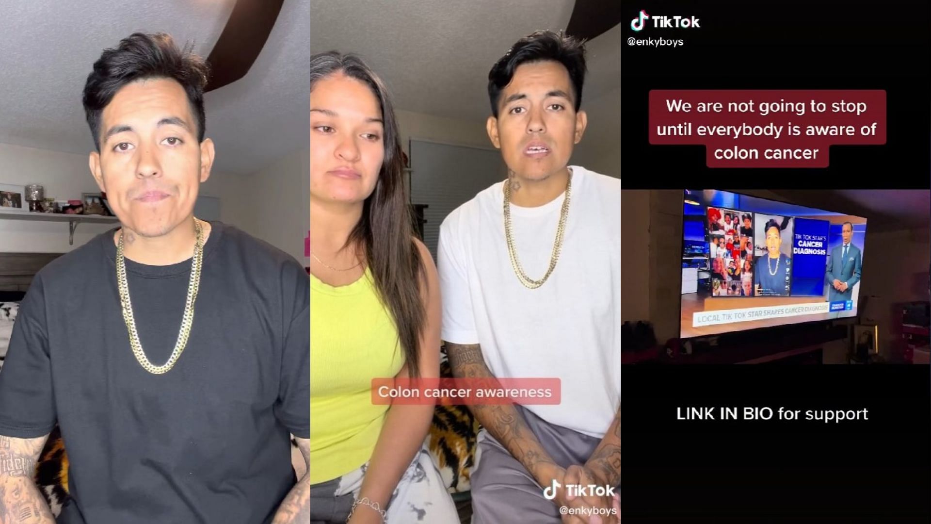 Randy Gonzalez reveals that he was diagnosed with stage four colon cancer (Images via enkyboys/TikTok)