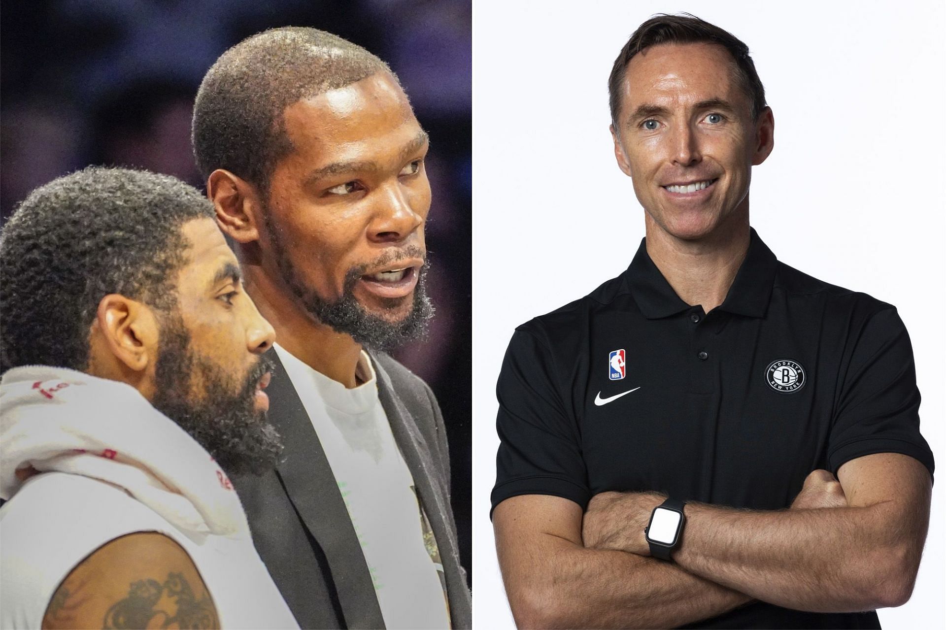 Kyrie Irving and Kevin Durant want Steve Nash back next season. [Photo: New York Post]