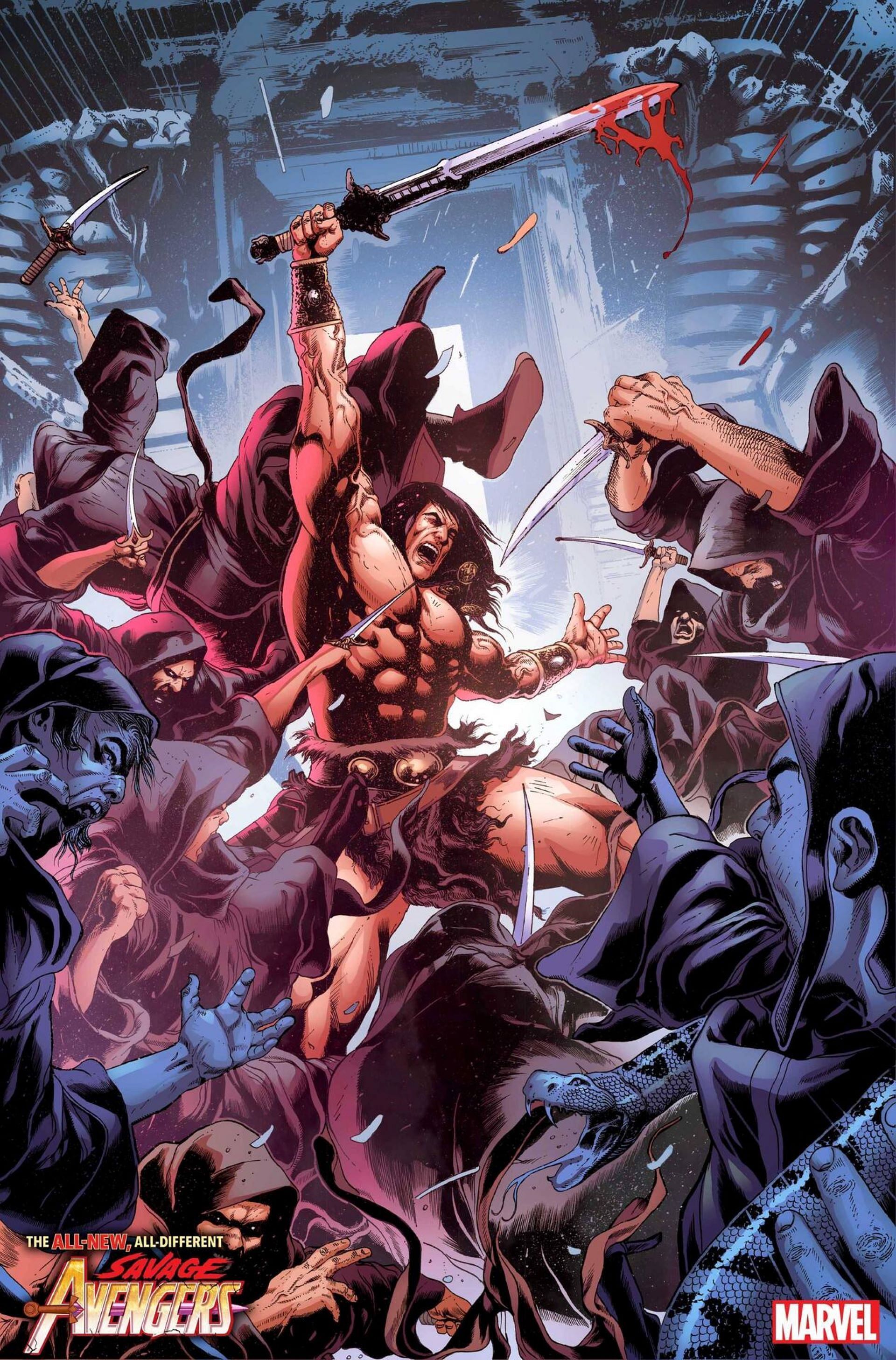 Cover of Savage Avengers #1 (Image via Marvel)