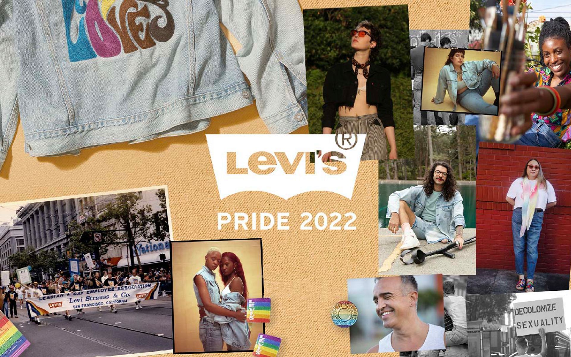 Levi&#039;s celebrates the LGBTQIA+ community for Pride month 2022 (Image via Levis)