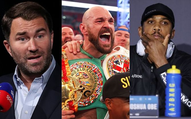 "He was trying to call Anthony Joshua" - Eddie Hearn reveals why Tyson Fury FaceTimed him