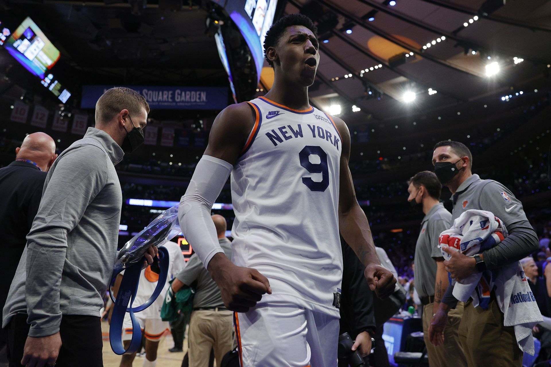 RJ Barrett of the New York Knicks.