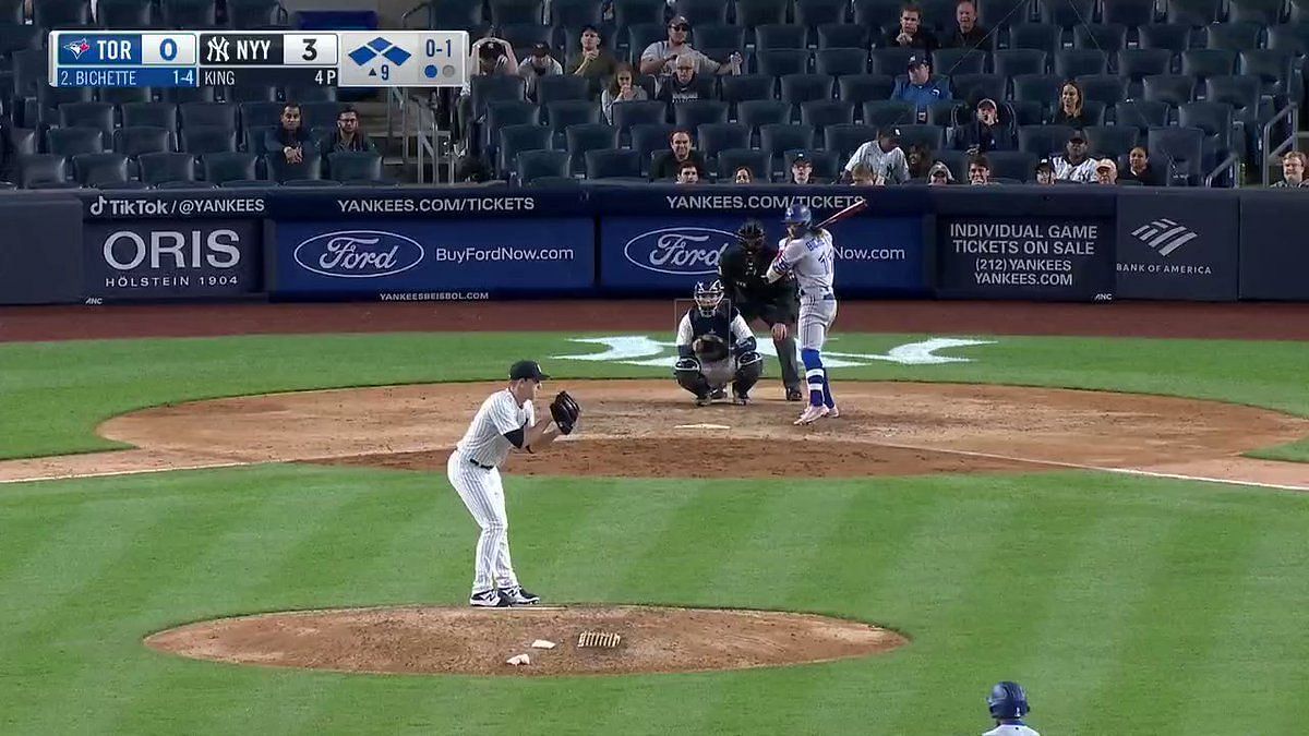 Yankees' Michael King bails out Aroldis Chapman for first career save