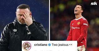 "Jealous" - Manchester United attacker Cristiano Ronaldo reponds to Wayne Rooney's claims that he isn't the same player anymore