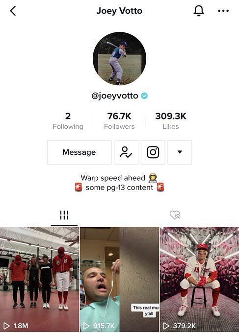 Joey Votto adds TikTok to social media arsenal, sings Goo Goo Dolls