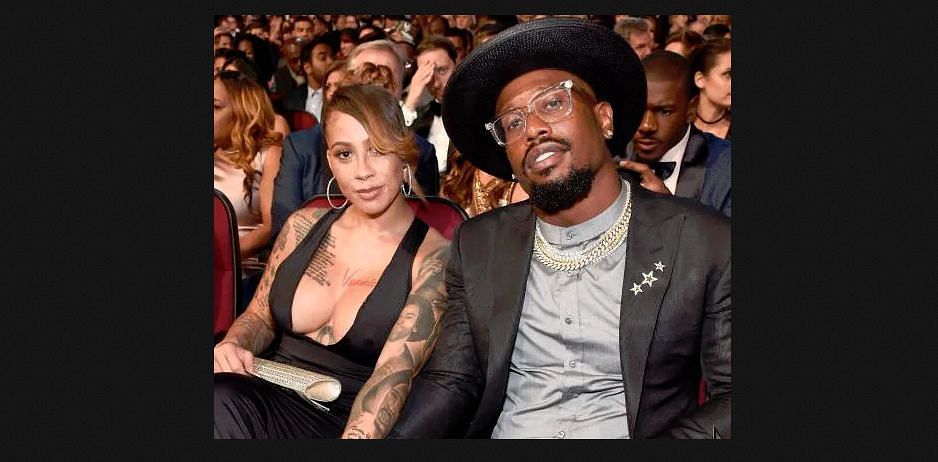 Megan Denise and Buffalo Bills defensive end Von Miller | Source: Kevin Mazur / Getty