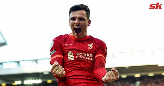 "His words were ringing in my ears" - Andy Robertson reveals inspiration behind Liverpool's opening goal against Everton