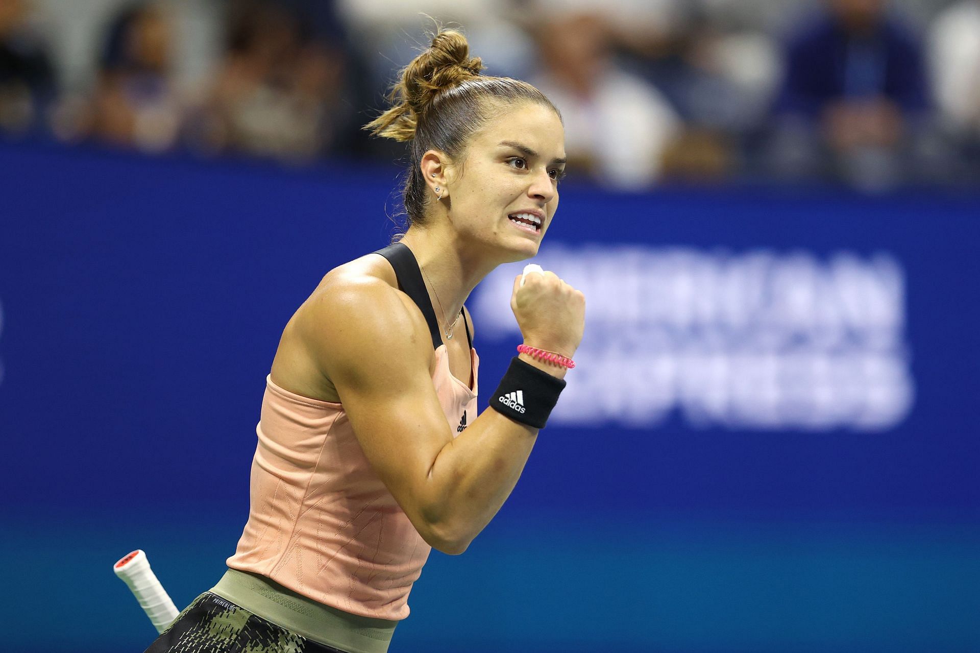 Maria Sakkari is currently ranked No. 5 on the WTA rankings