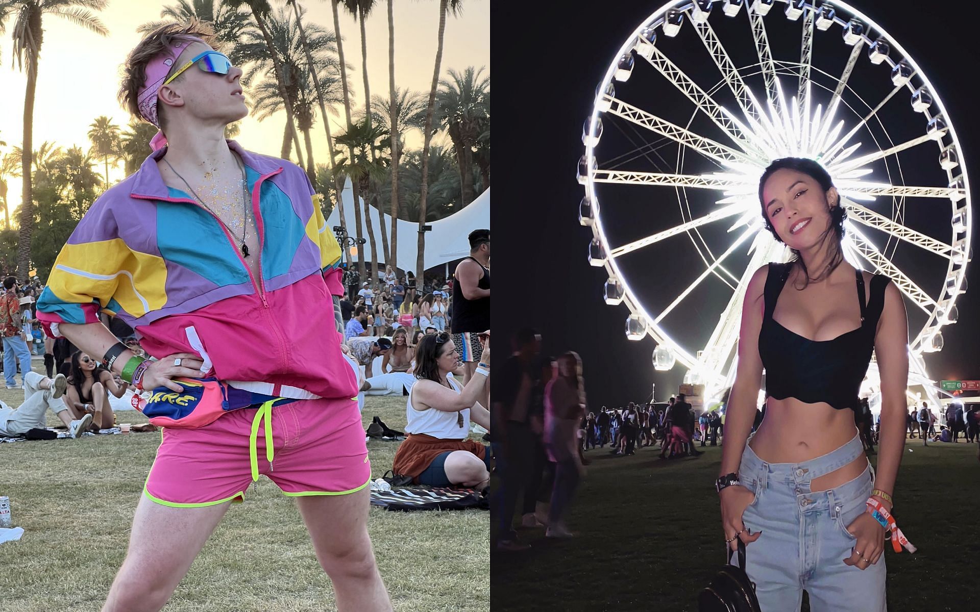 Valkyrae talks about how Blaustoise helped her during Coachella (Image via Blaustoise and Valkyrae/Twitter)