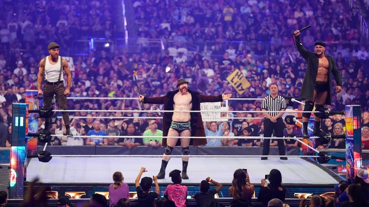 Sheamus and Ridge Holland were accompanied by Butch