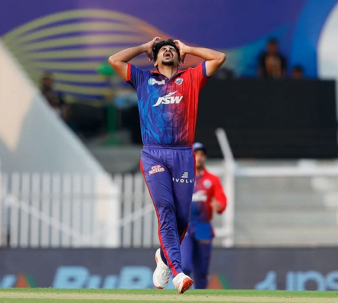 Shardul Thakur of Delhi Capitals is enduring a tough IPL 2022 [P.C: IPLT20]