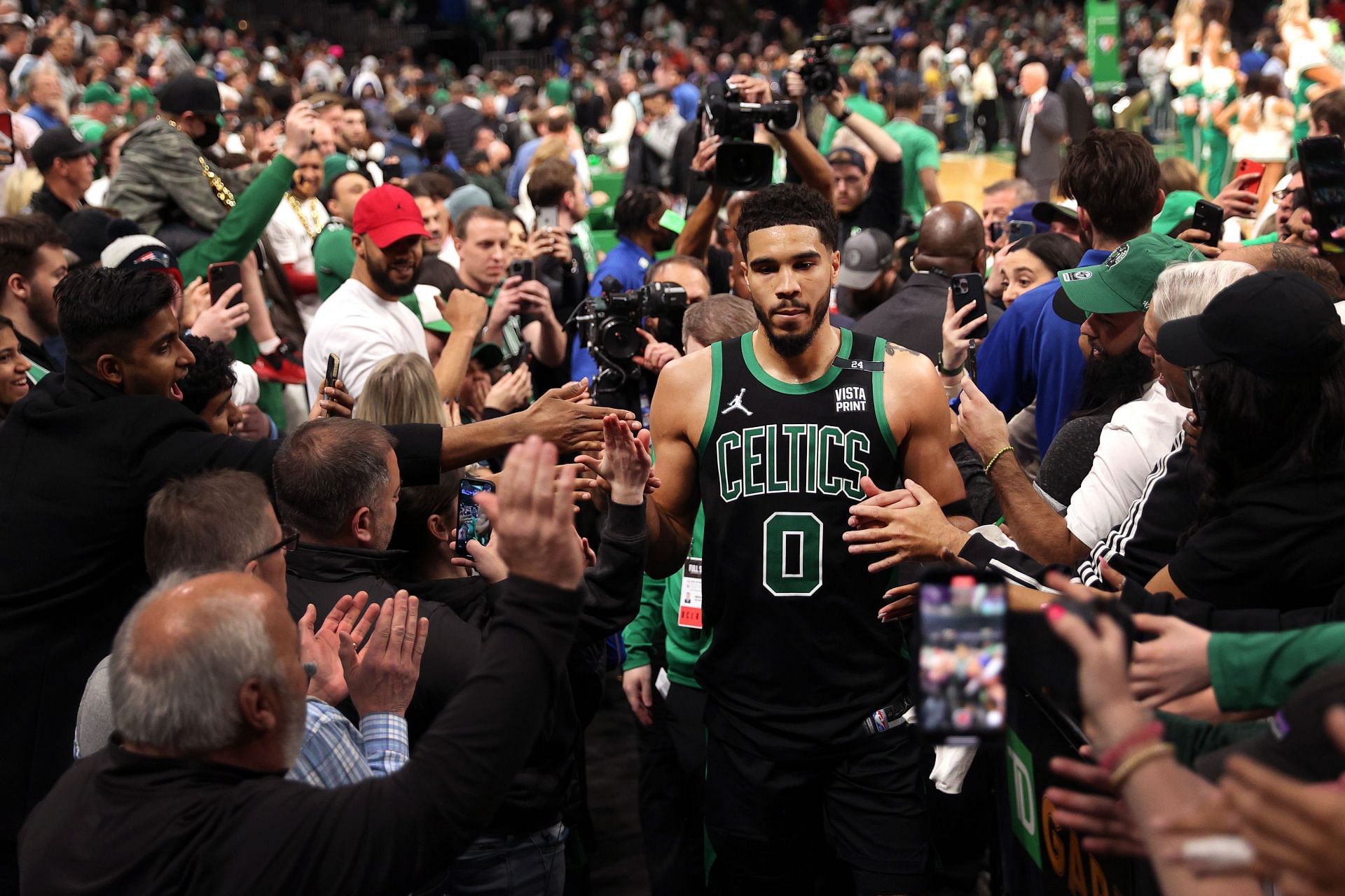 Celtics fans were loud and hostile during their team's win.