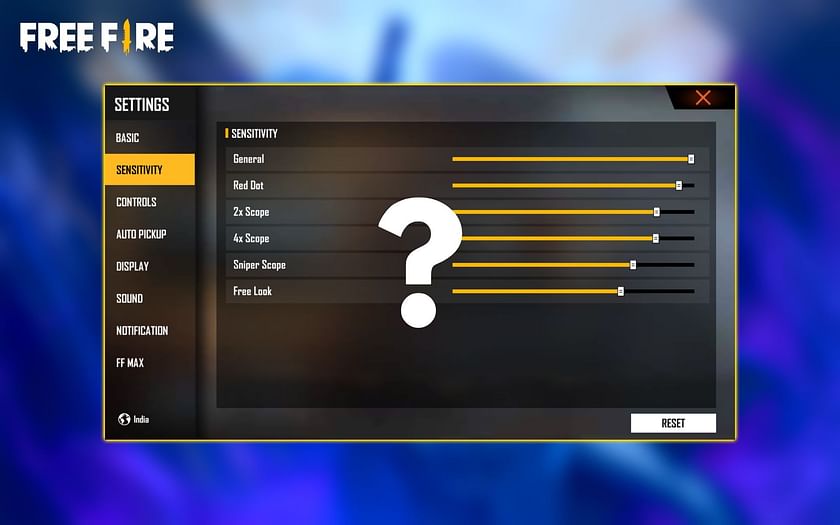 Free Fire Pro Settings » The best settings used by top players