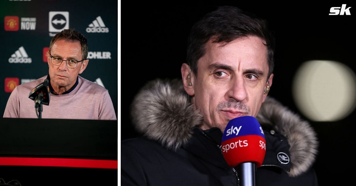 Ralf Rangnick has hit back at Gary Neville&#039;s tone-deaf comments.