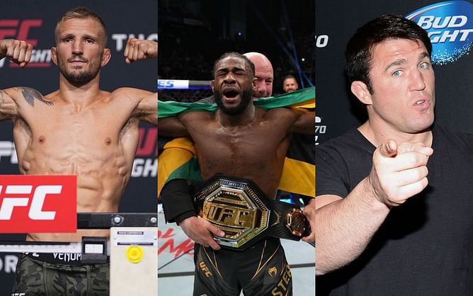 "Why can't we just say he's the rightful champion?" - Chael Sonnen wants T.J. Dillashaw to explain why he considers Aljamain Sterling to be an "easy" fight