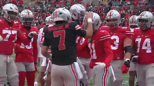 CJ Stroud honors Dwayne Haskins during Ohio State football spring game