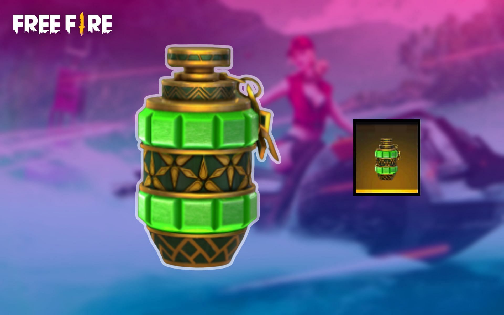 A look at the themed Ramadan Grenade skin that users will be able to acquire (Image via Sportskeeda)