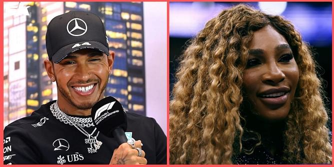 "Serena Williams and I are very close so we’re constantly in touch, she’s a phenomenal athleteand woman" - Lewis Hamilton