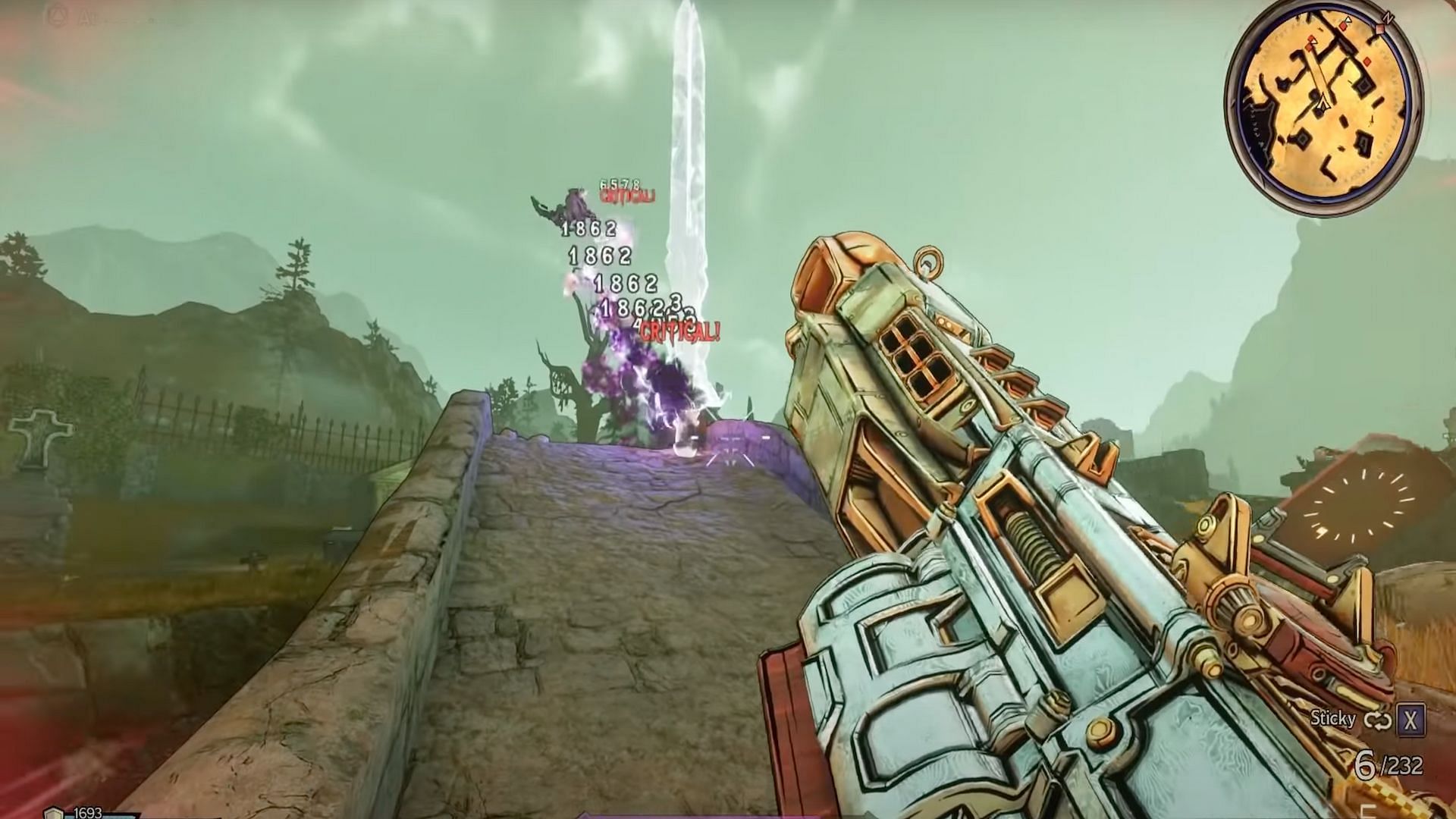 Players of Tiny Tina&#039;s Wonderlands can use the explosive power of Torgue to destroy their enemies (Image via Joltzdude139/YouTube)