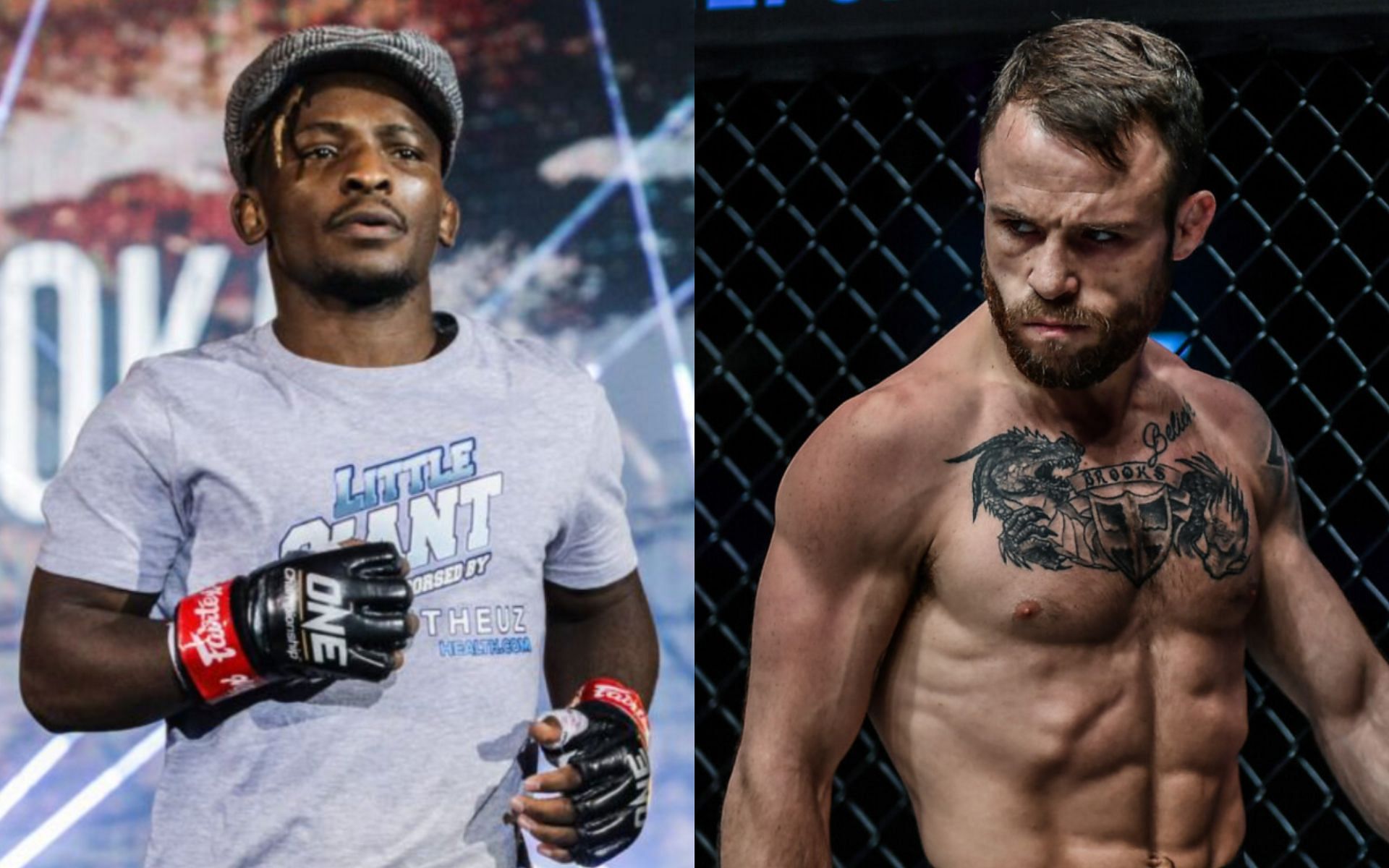 Bokang Masunyane (left) says facing Jarred Brooks (right) would be his biggest challenge yet in his professional career. [Photos ONE Championship]