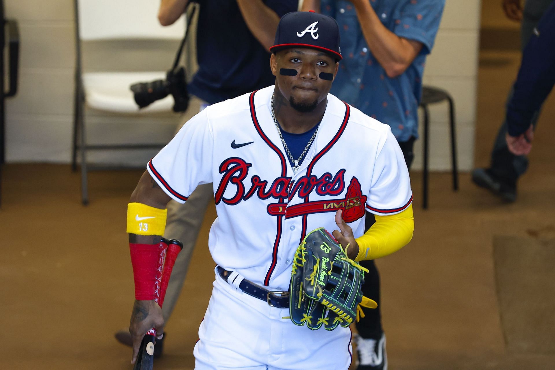 Ronald Acuña Jr. is ready for some NLDS action. 🔥 