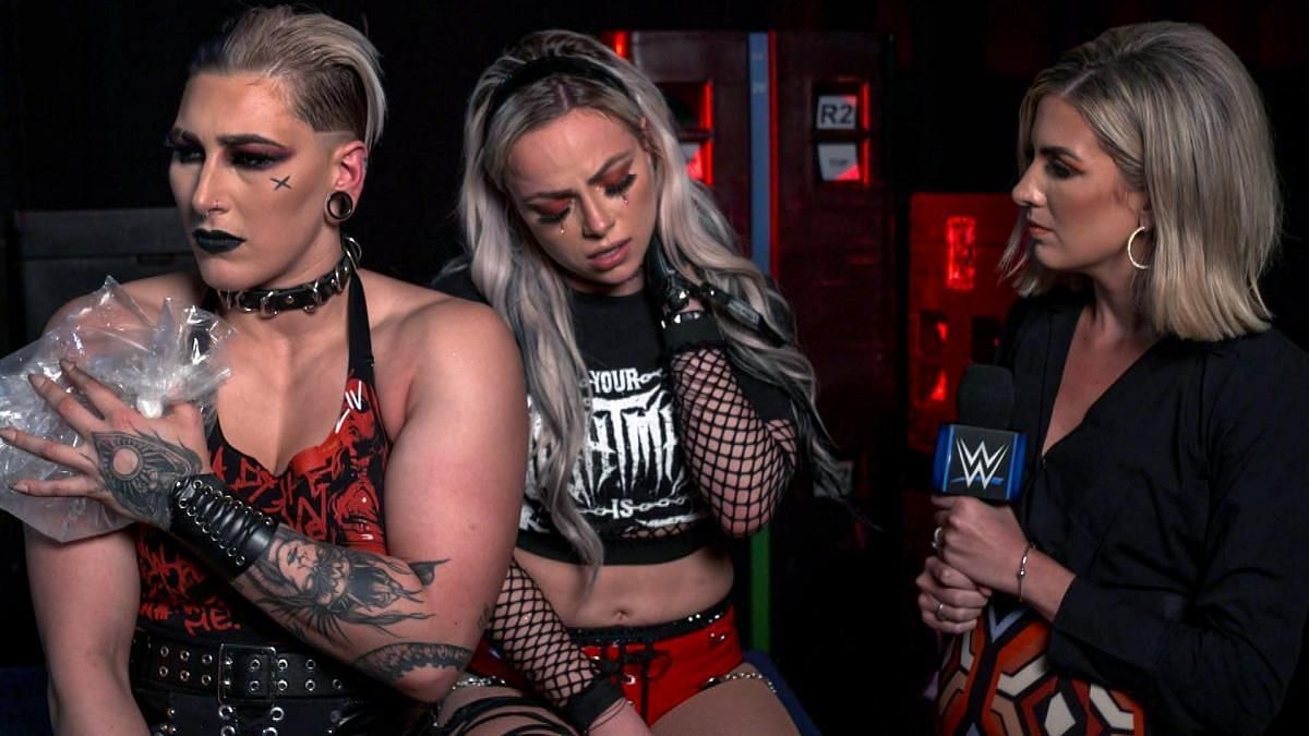 Rhea Ripley broke up her tag team with Liv Morgan