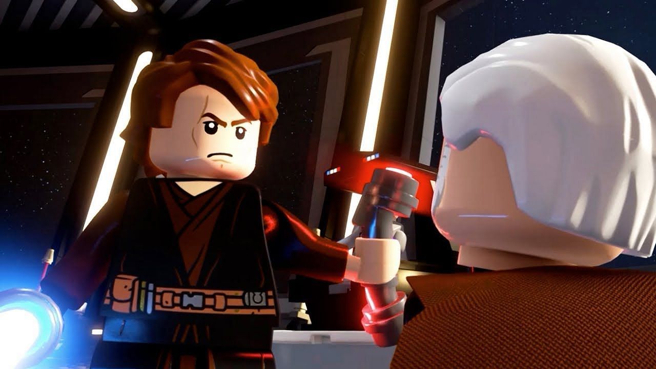 Lanter plays Anakin Skywalker in game (Image via TheHiddenBlade01/YouTube)