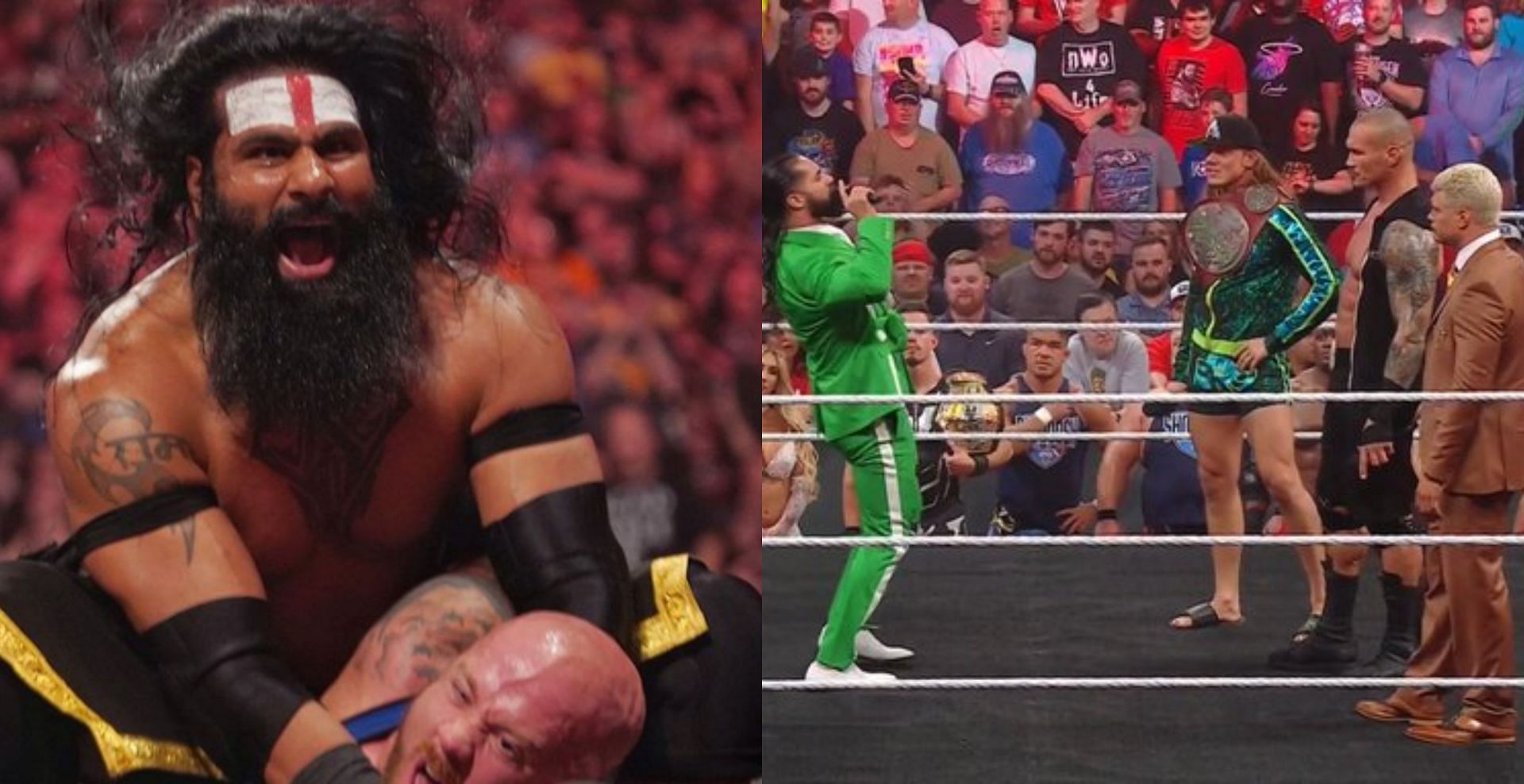 WWE Raw में वीर महान ने एक बार फिर किया अपने दुश्मन का बुरा हाल