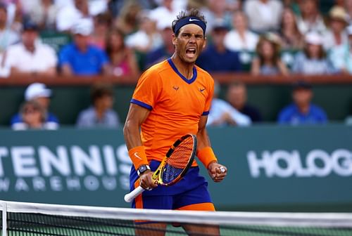 Nadal was last seein in action at the BNP Paribas Open