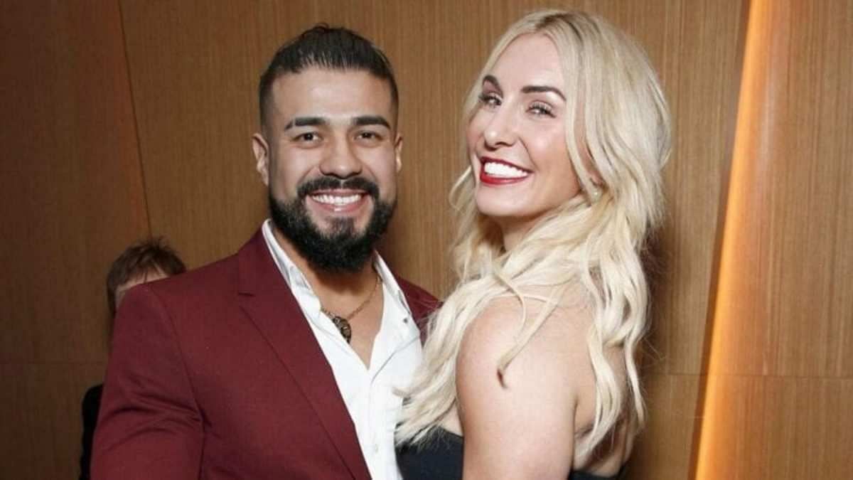 Andrade and Charlotte Flair got engaged back in 2020
