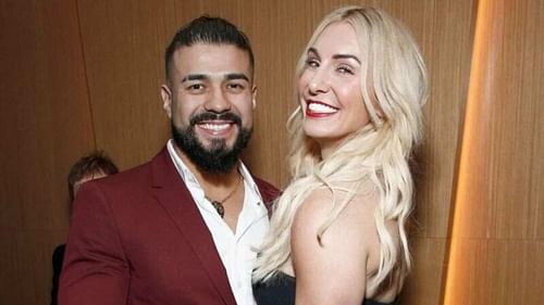 Andrade and Charlotte Flair got engaged back in 2020