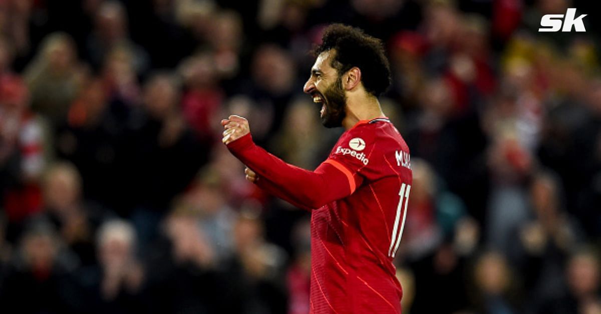 Liverpool attacker Mohamed Salah in action