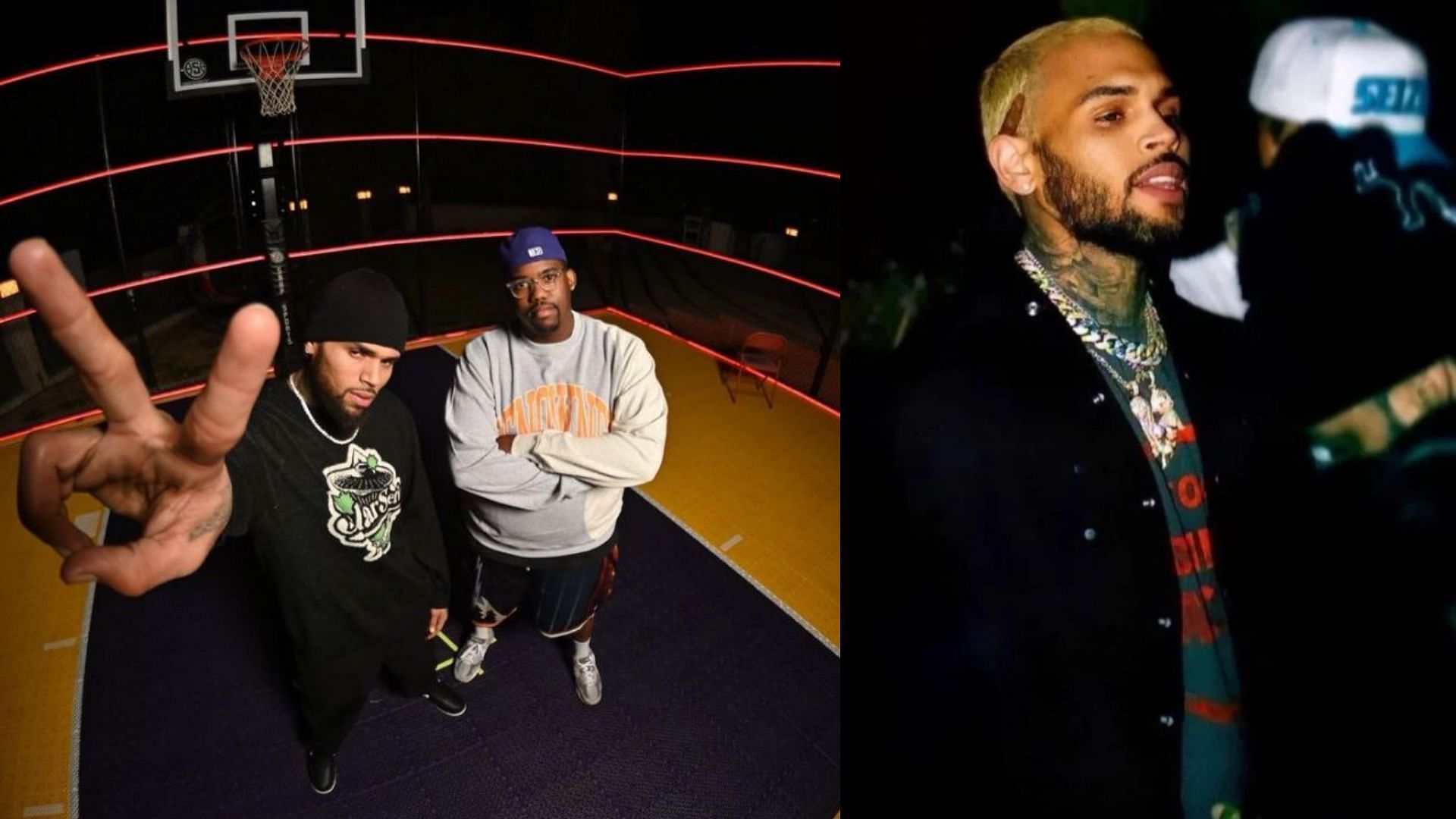 Chris Brown x John Dean came together for a new NFT collection (Image via Sportskeeda)