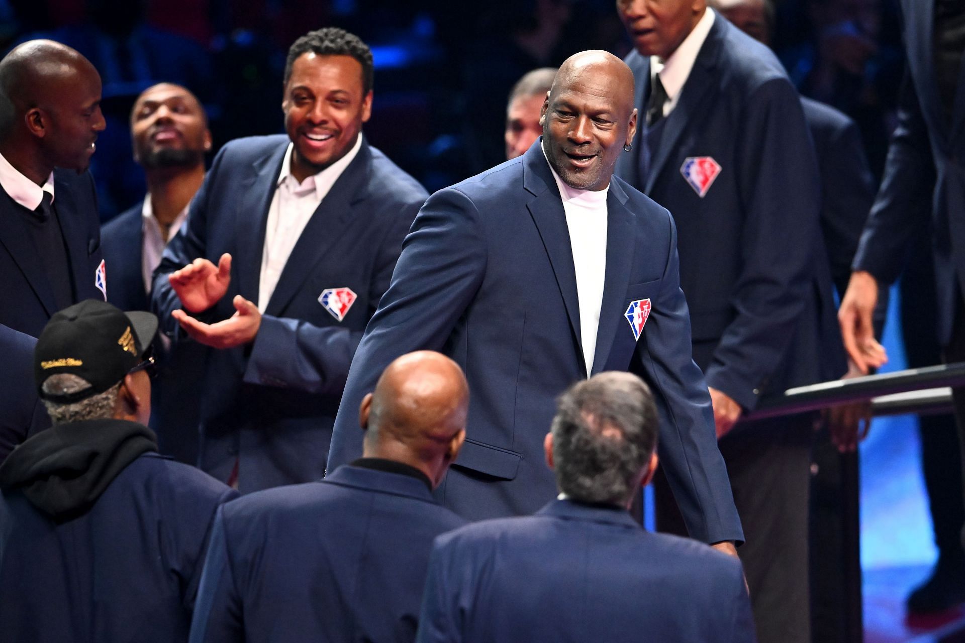 Michael Jordan at the 2022 NBA All-Star Game